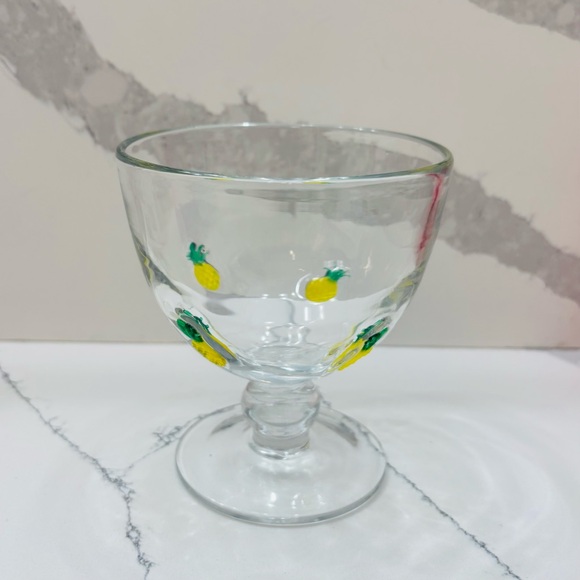Anthropologie Other - Anthropologie Penelope Pineapple Goblet Glass